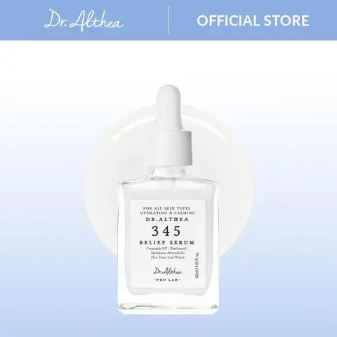 [Dr.Althea Official] 345 Relief Serum - Daily Hydrating Face Serum for Dry, Irritated Skin, Soothing Redness & Post-Acne Care, Non-comedogenic, Korean Vegan Skincare