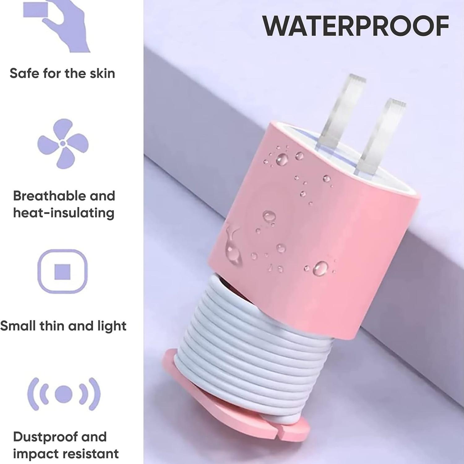 2 in 1 Silicone Charger Protector with Cord Wrap, iPhone Silicone Power Adapter Case, Snapback Charger Winder, Compatible with 18W/20W(Charger Not Included) 2 in 1 Silicone Charger Protector with Cord Wrap, iPhone Silicone Power Adapter Case, Snapback Charger Winder, Compatible with 18W/20W(Charger Not Included)