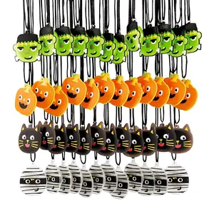 Bulk 48 Pc. Ghoul Gang Light-Up Necklaces