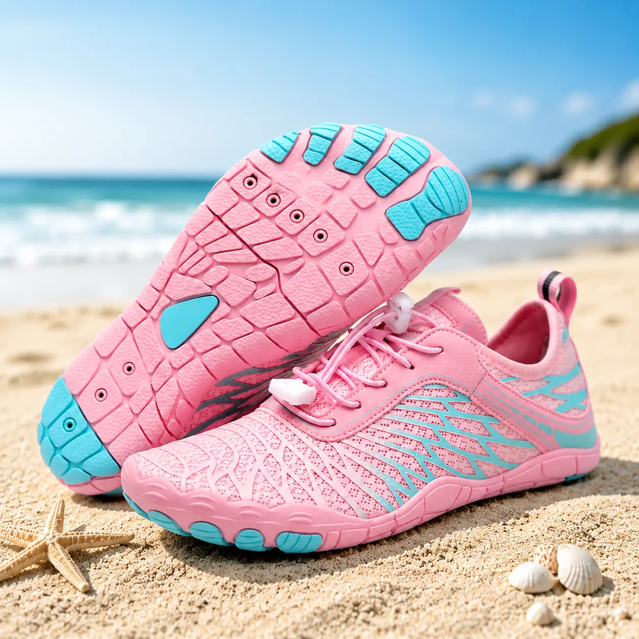 StrideX Women’s Barefoot Athletic Walking Sneakers - Wide Toe Box, 0 Drop, Lightweight Mesh Fitness Casual Sneakers, Breathable Non-Slip Water Shoes for Walking, Beach, Athletic Walking Sneaker, Casual Walking Sneakers