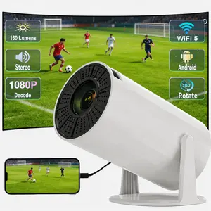 XBJ 713 Portable Projector turns any space into a big-screen paradise! 180° rotation, 4K Support,Android 11, multi-device compatible, perfect for movie nights,father's Day gift,