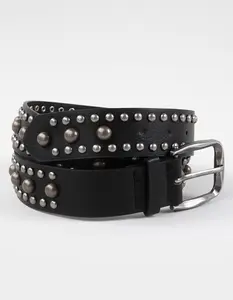 Gwen Multi Dome Stud Belt, Black