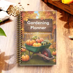 Garden Planner - A Beautiful and Functional A5 Gardening Logbook, 116 Pages to Plan Layouts, Track Seeds, and Record Yields, Spiral Bound with Monthly To-Do Lists on Premium 100gsm Paper