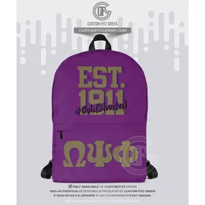 Omega Est. 1911 - Omega Psi Phi Paraphernalia - Backpack (Mid-Size)