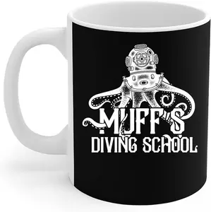 Scuba Diver Mug Cool Octopus Muff's Diving School Lovers Gift Coffee Mug 11oz
