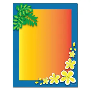 Tropical Paradise Letterhead Laser & Inkjet Printer Paper, 25 pack (olh560) - Writing Paper, Tropical Stationery, Summer Stationery