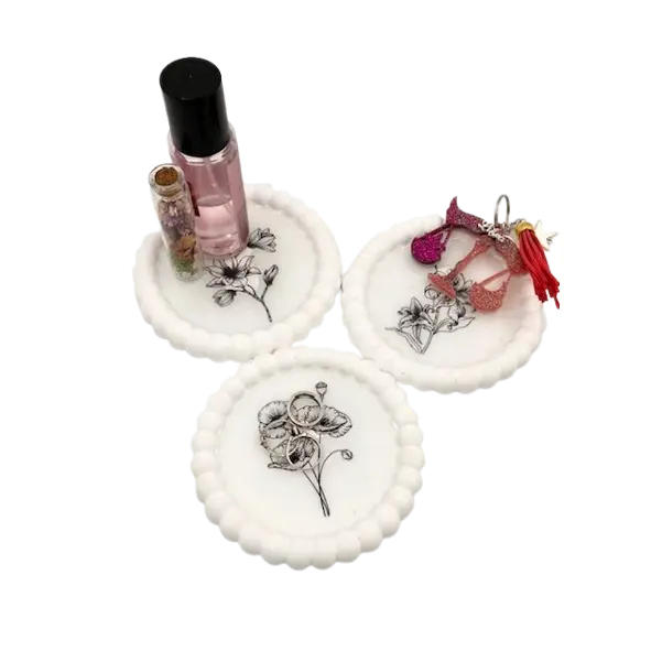 Bloom and Bubble trinket trays
