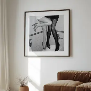 [SALE UP TO 50% + FREE SHIP]  Fashion Poster, Photography Prints, Stiletto Heels, Black And White Prints, Museum Quality Wall Art