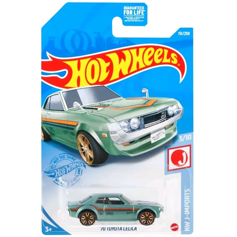 Hot Wheels '70 Toyota Celica - Green w/ Flake, 151/250, HW J-Imports 3/10, Die-Cast Cars Diecast Toys Collectible, Collectibles