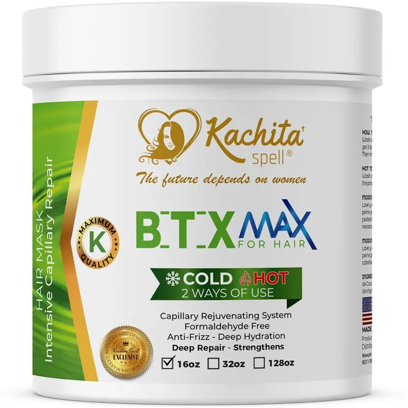 Kachita Spell Hair Treatment Capillary Rejuvenating System Formaldehyde Free MAX Conditioner Haircare Repair Keratin Shampoo Hydrate Conditioner Recovery Shampoo