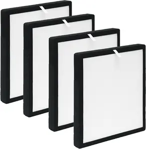 TZ-K2 Filter Replacement, Compatible with ToLife TZ-K2 Air Purifier, 3-in-1 H13 True HEPA Filter, Activated Carbon and Pre-filter, TZ-K2-A, 4 Pack