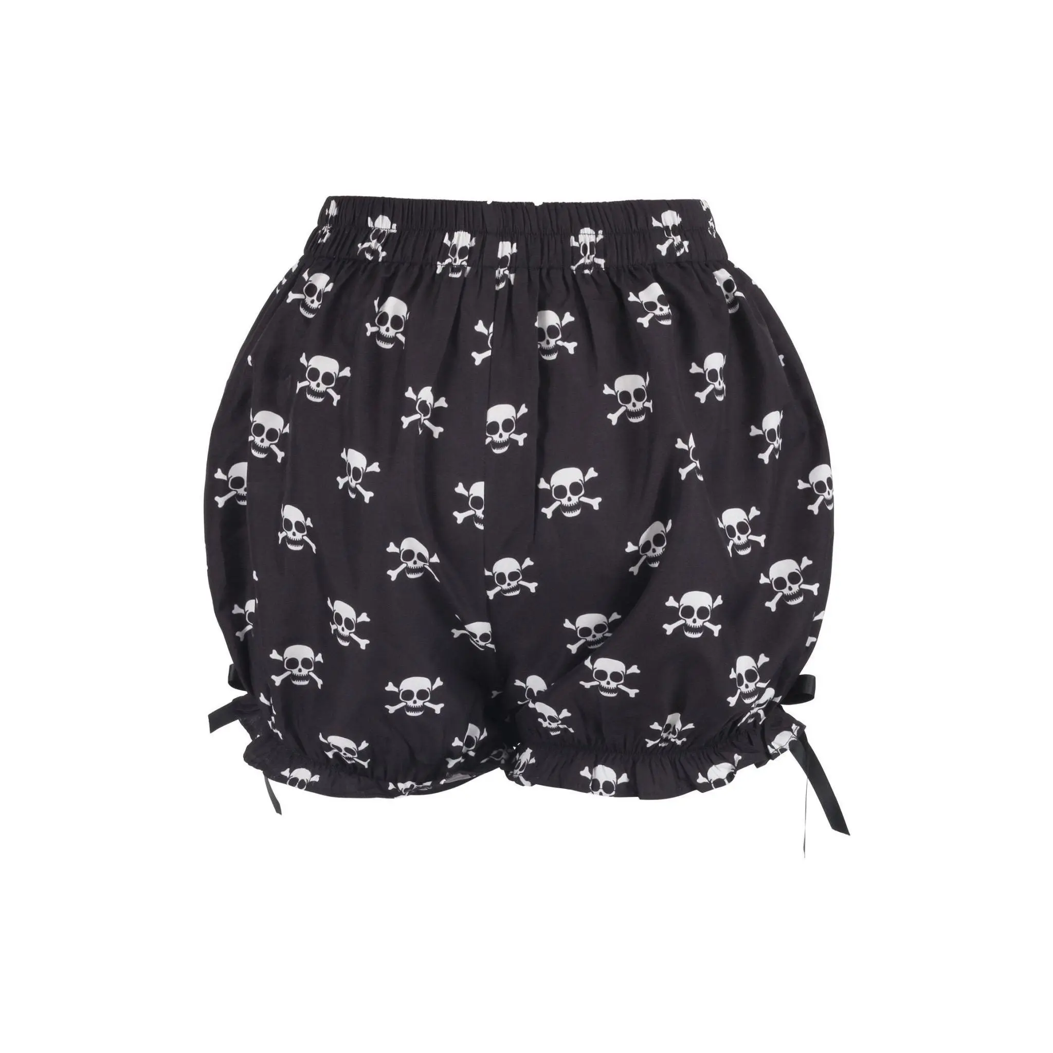 Skull Print Pirate Crepe Bloomers