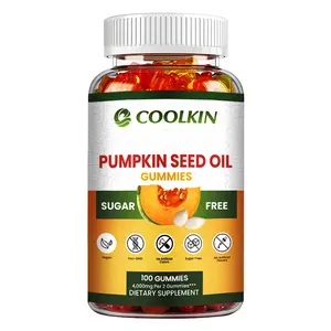 Pumpkin Seed Oil Gummies - 4000mg Pumpkin Seed Natural Ingredients - Vegan, Gluten Free - For Skin, Hair, Prostate