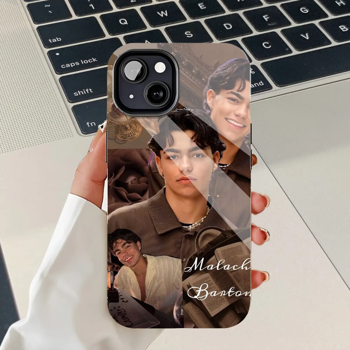 Malach Barton Celebrity - Inspired Distinctive Mobile iPhone Case. Rugged PBT+TPU Shock Absorbing Dual - Layer Case, Compatible with iPhone 16/15/14/13/12/11 Pro Max/Plus