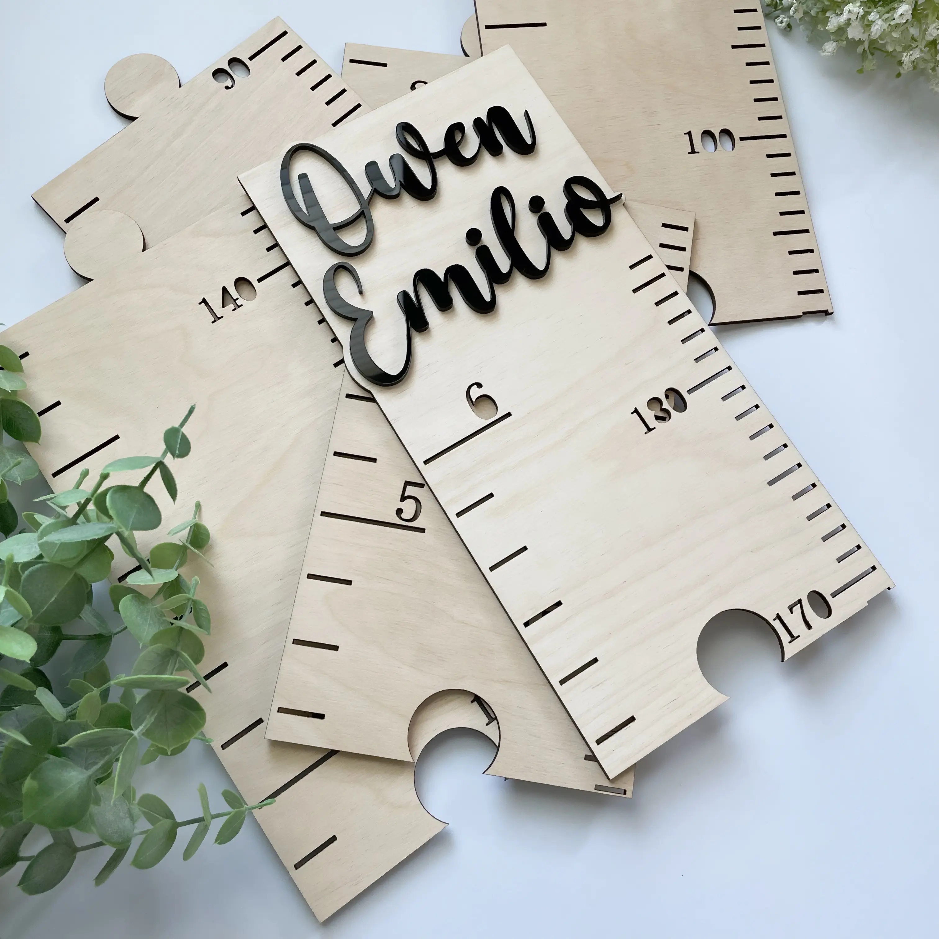 Growth Chart For Kids | Personalized Name Measuring Stick Ruler | Growth Chart Wood Ruler | Giant Height Ruler | Wooden Ruler Growth Chart
