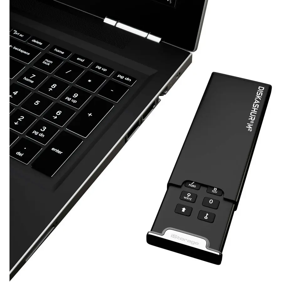 iStorage/Kanguru iStorage diskAshur M2 SSD 1 TB | FIPS 140-3 Level 3 Compliant | Incorporated Common Criteria EAL 5+ | PIN protected | Dust/Water Resistant