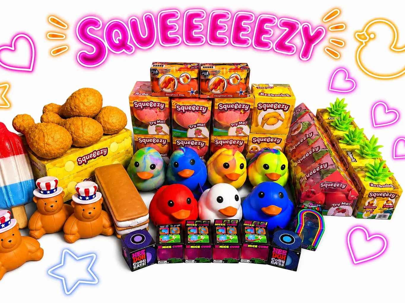 'Buyers Choice" Pick any Item on the screen 'Squishy Series Sensory Fidgets, Soft Anxiety Fidgets, Pocket Stress Relief Gadget'