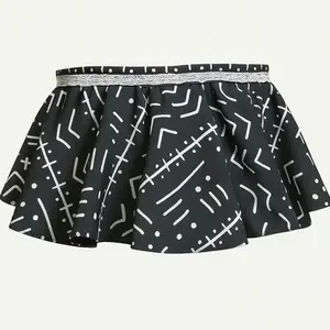 Mudcloth peplum belt