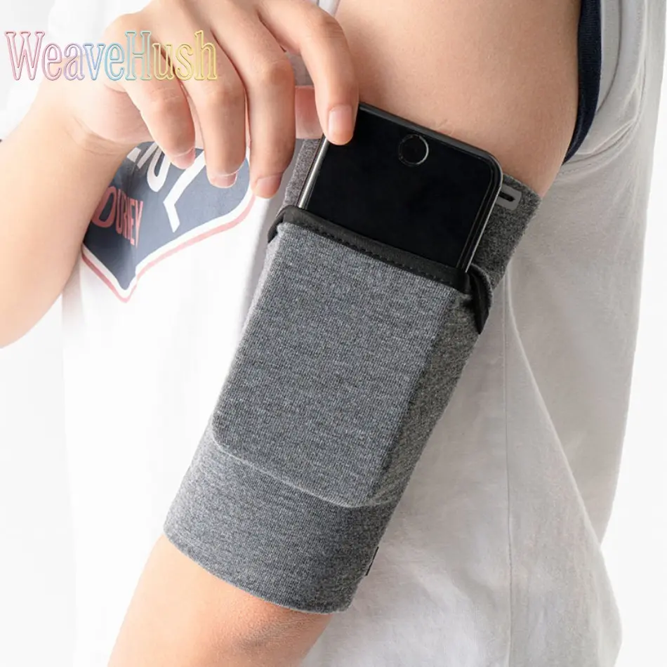 Unisex Sports Phone Arm Bag, adjustable arm belt arm cover design, perfect for outdoor fitness, running and workout, lightweight breathable fit, keeps your phone secure and hands-free during exercise.