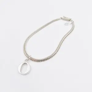 Initial O Sterling Silver Bracelet
