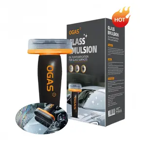 Car Glass Oil Film Remover - All-in-One Detailing Agent for Windshields & Mirrors, Removes Smudges for Clear Vision & Safe Driving