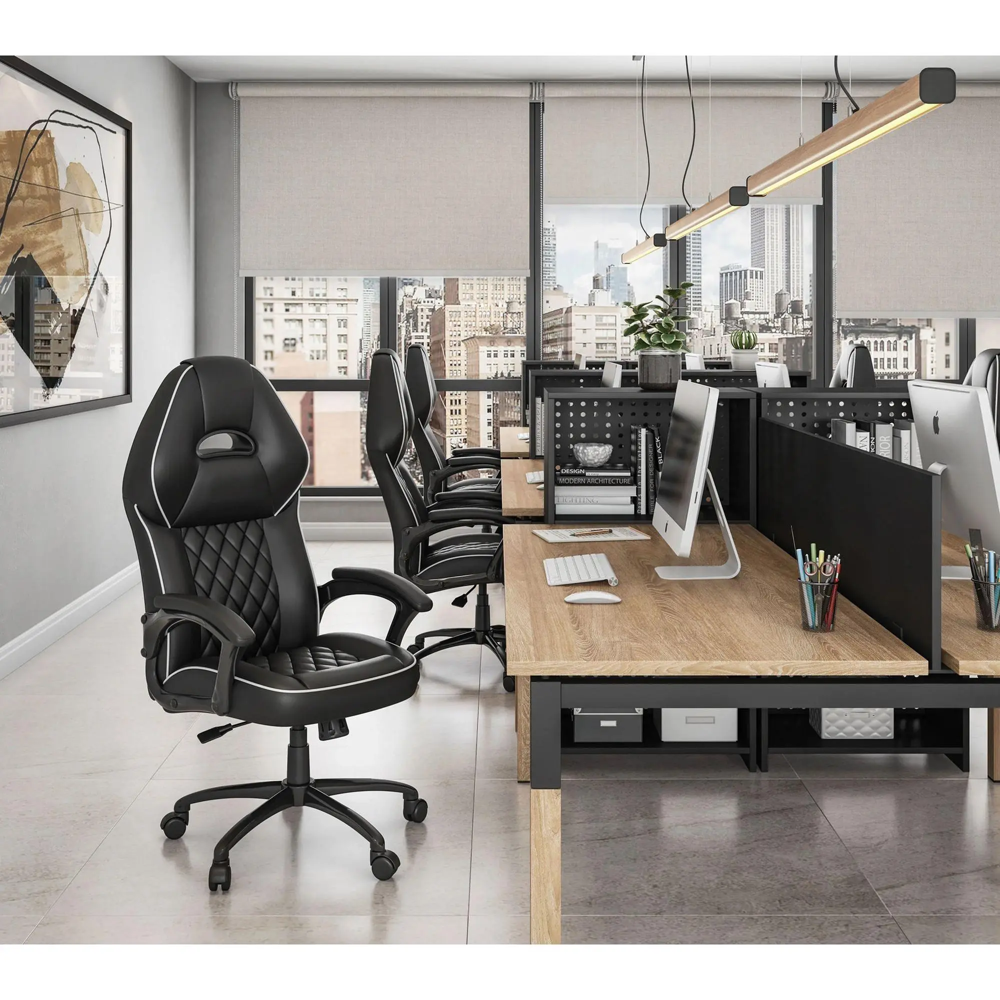Techni Mobili High Back Executive Sport Race Office Chair