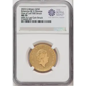 Royal Succession (2023 G.B. G50 BRITANNIA 2 COIN KING AND QUEEN SET #64)
