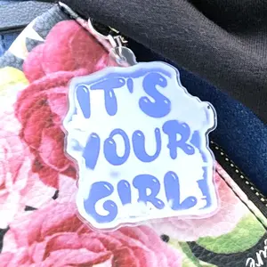 It's Your Girl custom key chain, Show your support for female DJs