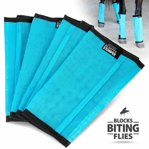 Pre-Sale Jeffers Romper Stomper "Stomp-Free" Fly Boots for Horses, 4 pack