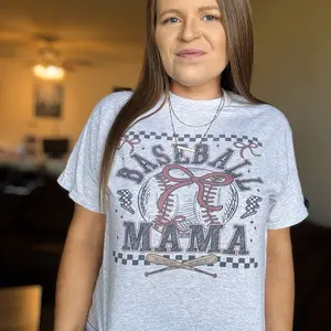 Baseball Mama Graphic Top