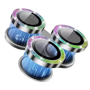 Camera Lens Protector Film, 9h+ Tempered Glass, Invisible Adhesive Design, Space Coverage, Compatible with iPhone 16 Pro