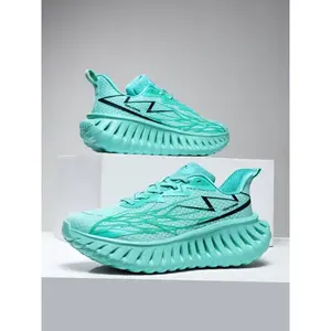 Unisex MD Thick Sole Running Shoes, Lightweight Shock Absorption & Breathable Mesh, Casual & Sporty Style, All-Season Wear