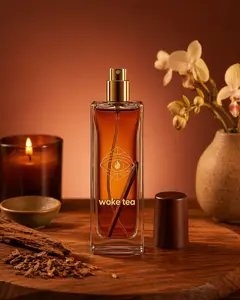 Woke Tea Sandalwood Perfume 50ml Eau de Parfum SoftWoody Amber Clean Scent fragrance sandalwood perfumefor women, pertume, perfume for men, fragrance, unisexpertume, long lasting perfume woody perfume sandalwoodoriental aromatherapy daily work perfume