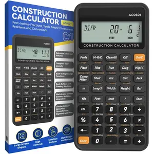Construction Calculator Industrial & Scientific  Engineering Calculator for Contractor, Concrete Pocket -inch-Fraction Calculators Carpenter, Estimator, Builder, Framer, Remodeler, Renovator