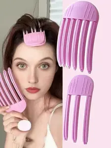 1PC Fluffy Hairpin Curling Bangs Clips Hair Roots Volumizing Hair Clips Women Curling Fixed Shape Clips Fashion Volume Hair Roller Heatless