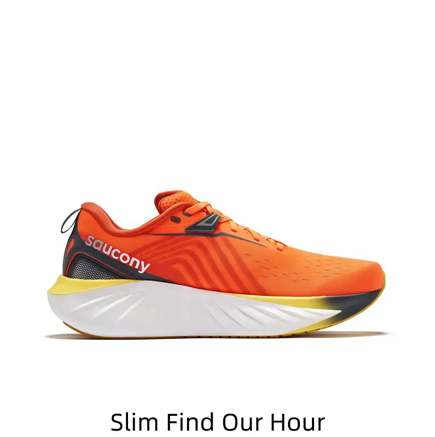 Vivid Orange Hollow Mesh Sports Trainers White Wave Chunky Cushion Yellow Edge Stabilizer Wide Anti-fatigue Toe Box Footwear Ladies Morning City Jogging