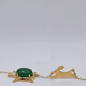 Steady & Swift Necklace - 18K Gold Plated