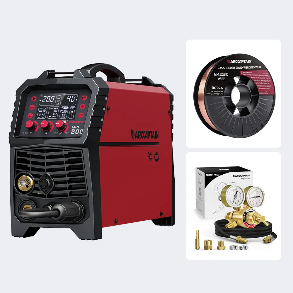 MIG200 Welding Wire+ Regulator Bundle 
