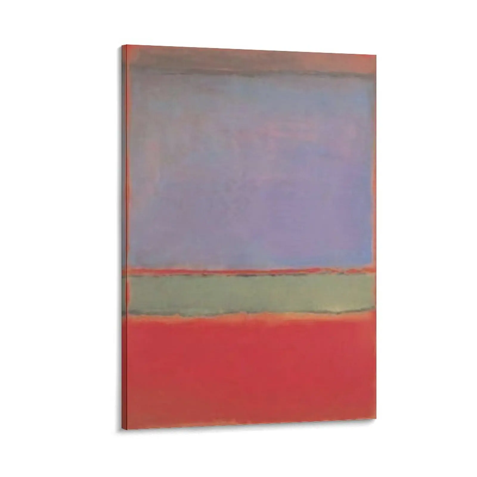 Mark Rothko's The No. 6 (Violet, Green And Red) Prints Poster, Canvas Wall Art for Bedroom And Living Room Decoration. Poster Canvas Wall Art For Bedroom Decor Bar Office Room Decor Gift