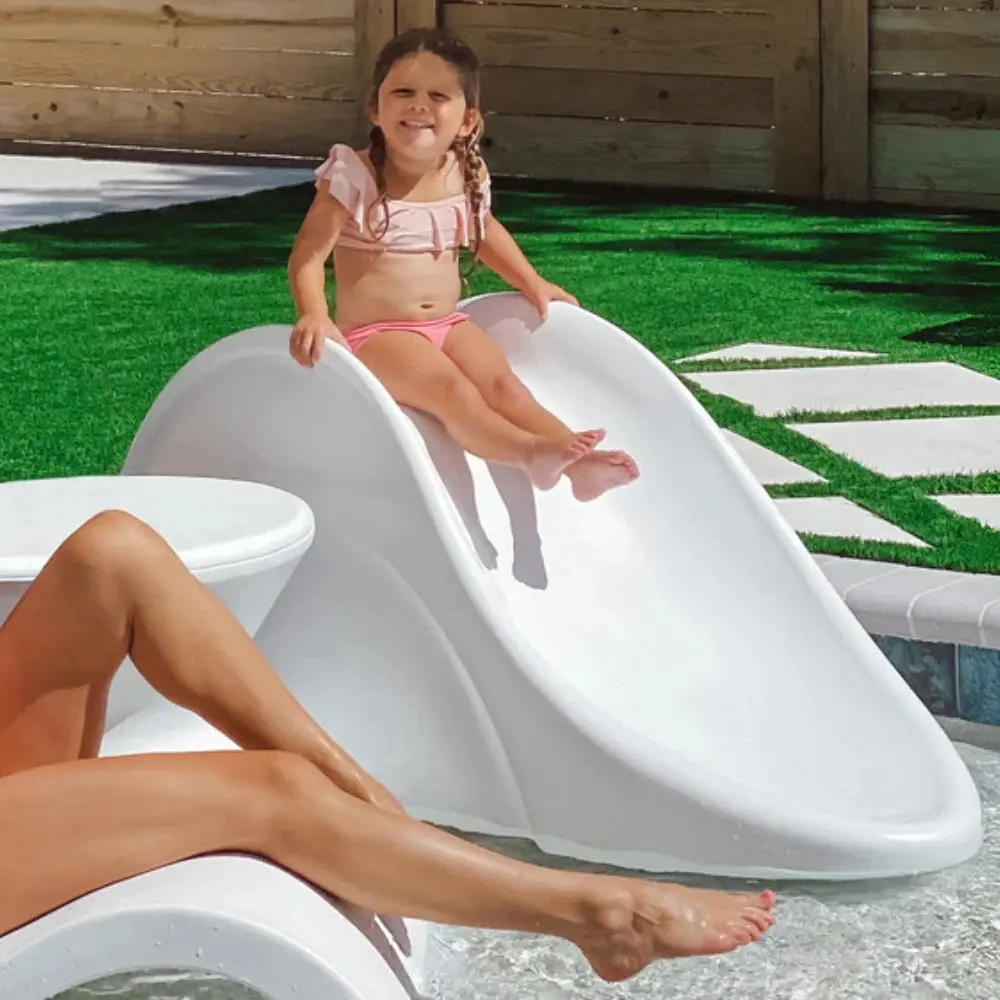 Ledge Lounger Signature In-Pool Slide | UV16-Rated Resin