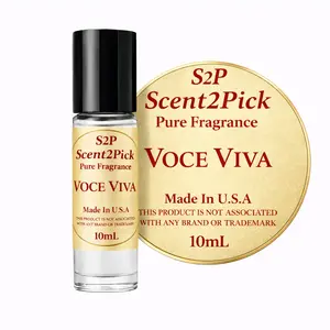 Voce Viva Inspired Roll-On Fragrance Oil 10ml – Alcohol-Free Long-Lasting Women's Italian Bergamot, Mandarin Orange & Vanilla