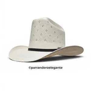 White Diamond 200x Viejon Flower Vent Ala Chica w/ Feather Sombrero