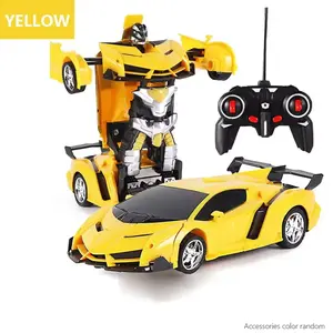 Multi-Functional RC Transformer Toy - One-Click Transform Car to Robot, Drift & Race Modes, Great for Parent-Child Interactive Play & Birthday Presents