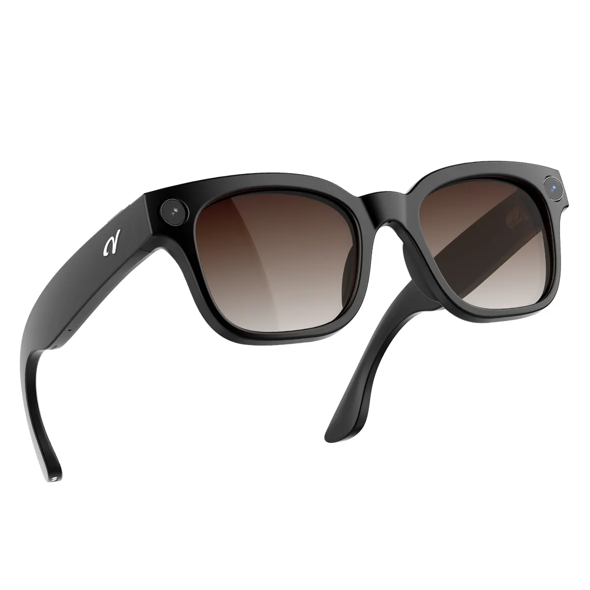 Nova AI Smart Glasses with 12MP Camera Photochromic Lenses, Open-Ear Audio, Voice Assistant, WiFi & Bluetooth, Hands-Free Photo & Video Recording, IP54 Waterproof