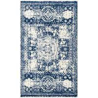 Ivory and Blue 3' x 5' 3