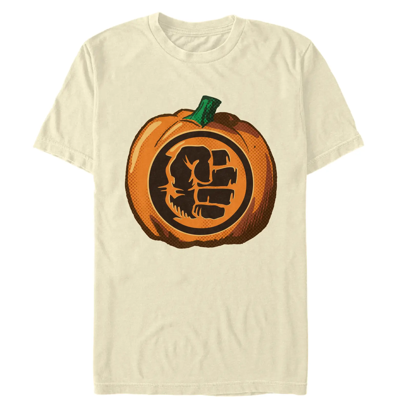Men's Marvel Halloween Hulk Fist Pumpkin T-Shirt