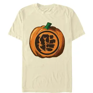 Men's Marvel Halloween Hulk Fist Pumpkin T-Shirt