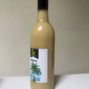 Crémas (or Kremas) is a sweet, creamy,  beverage from Haiti, traditionally enjoyed during holidays like Christmas and New Year's, but also at celebrations like weddings. It's made from a blend of coconut milk, condensed and evaporated milk,