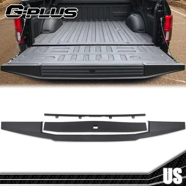 G-PLUS High-Quality Plastic Complete Tailgate Cap Molding Kit, Custom-Fit Automotive Chrome Trim, Truck & Semi Truck Auto Parts Accessories for 2017-2020 Ford Super Duty F250 F350