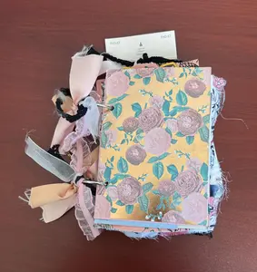 Floral Junk Journal With Ephemera Pack